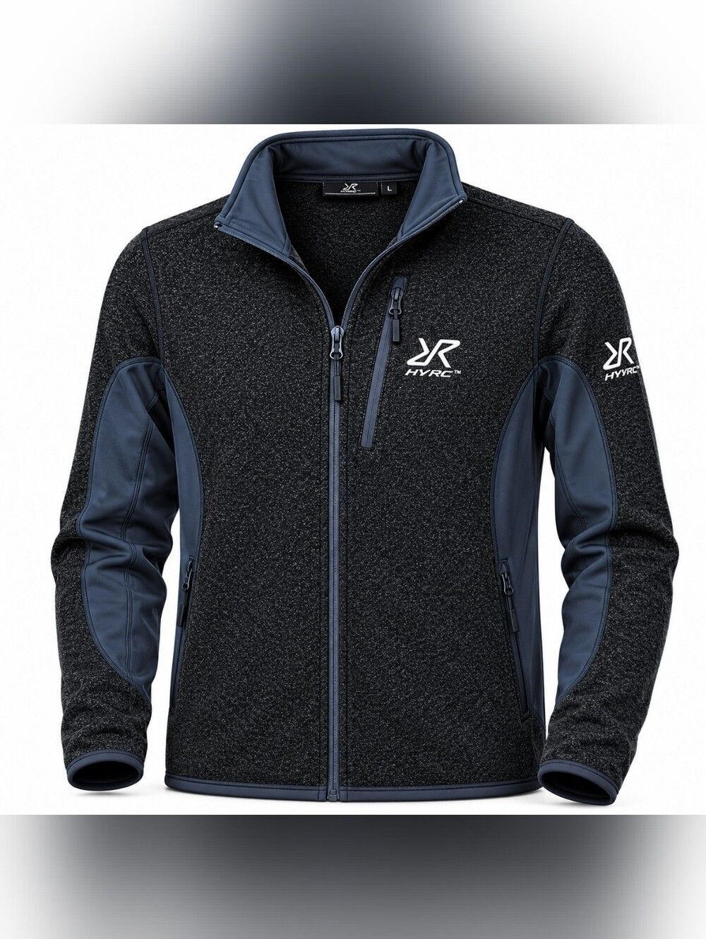 Fusion Fleece Jacket Sweater Women’s Revolution Race Black Blue Size M Winter